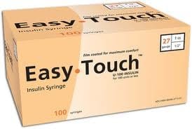 Easy Touch Syringe 1cc 27g x 1/2" Easy Touch Syringe 1cc 27g x 1/2"
