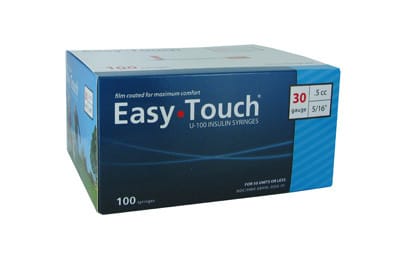 EasyTouch Retractable Syringe 3cc 22g x 1" EasyTouch Retractable Syringe 3cc 22g x 1"