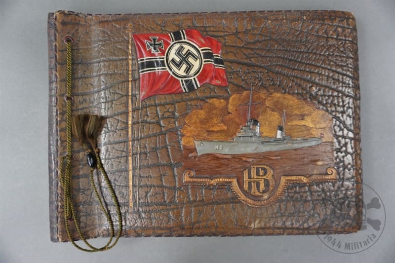 Original German WWII Kriegsmarine Personal Photo Album