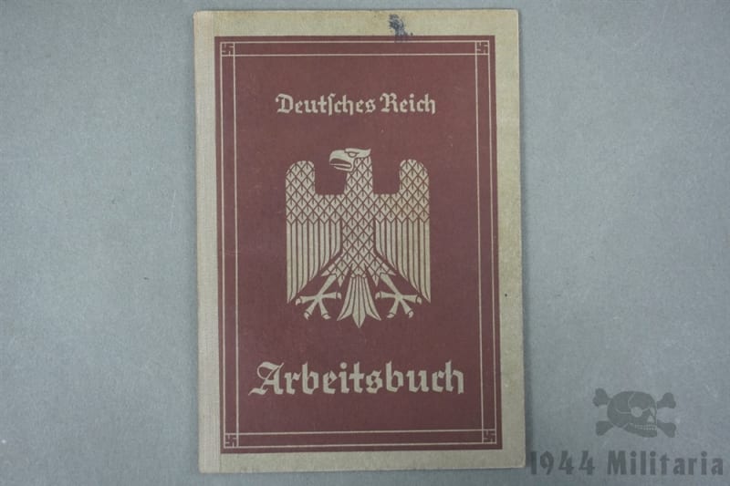 Original Third Reich Arbeitsbuch Workbook