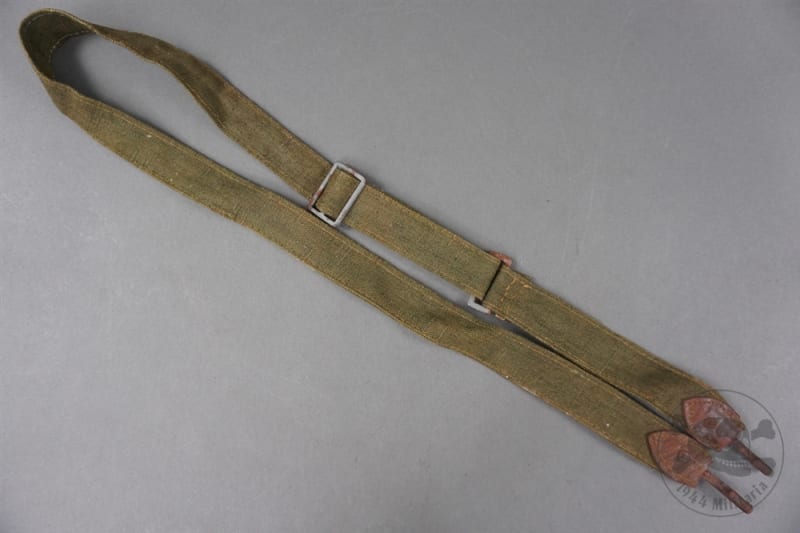 Original German WWII Breadbag Strap With Faint RBNr