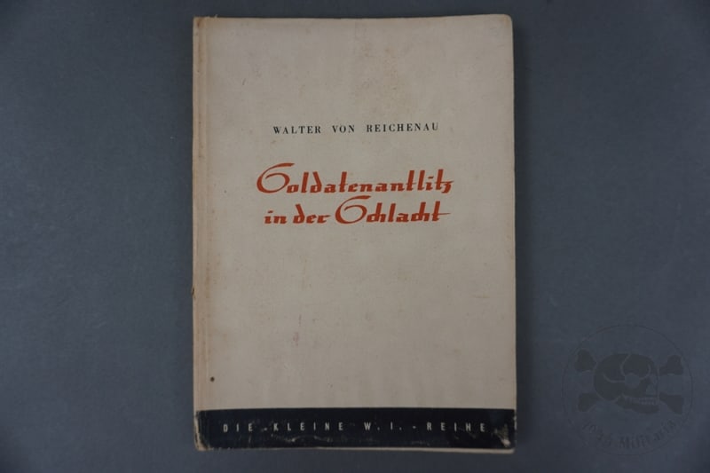 Original German WWII Soldatenantlitz in der Schlacht (Soldier's Face In Battle) Book 1942 Edition