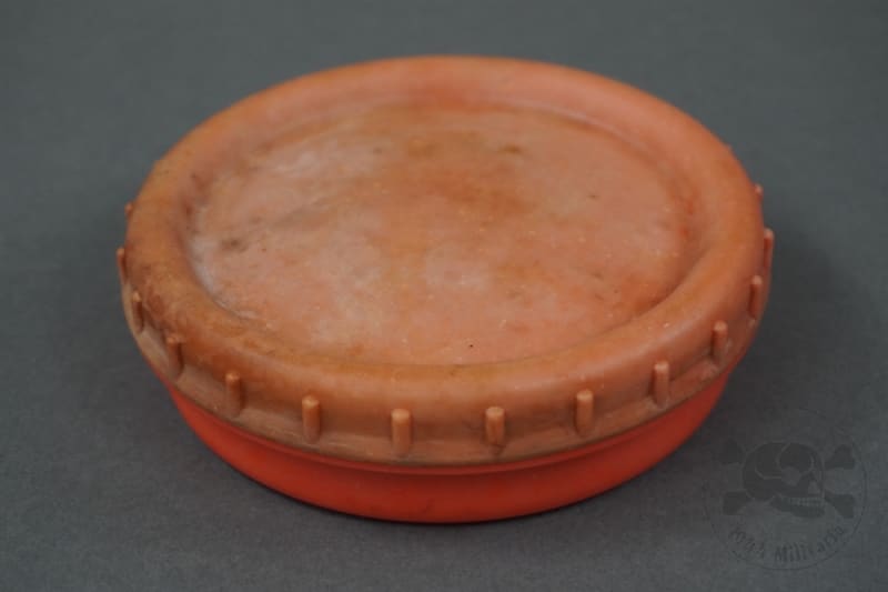 Original German WWII Orange Bakelite Butterdish