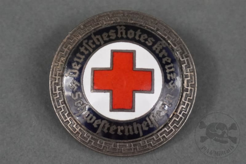 Original Pre-WWII DRK Schwesternhelferin (Nurse's Helper) Membership Badge – Ges. Gesch. Original Pre-WWII DRK Schwesternhelferin (Nurse's Helper) Membership Badge – Ges. Gesch.