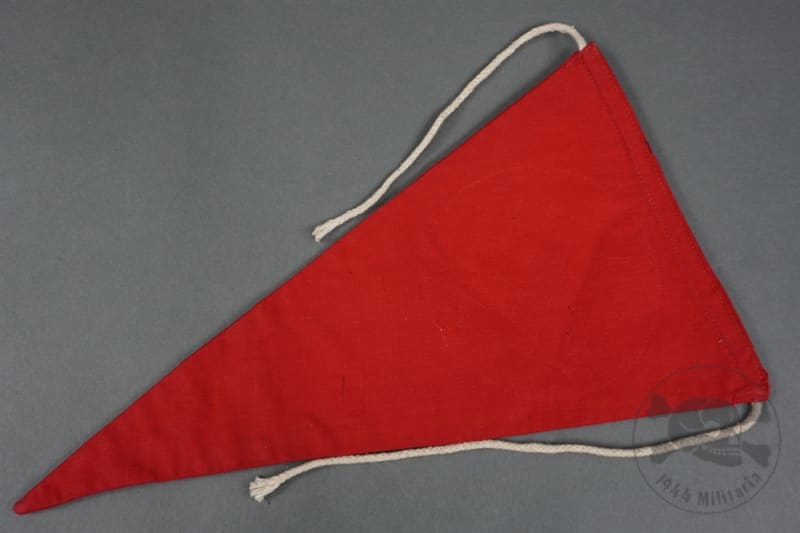 Original German Pre-WWII Ex-NSDAP Double-Sided Pennant 12" x 7" Original German Pre-WWII Ex-NSDAP Double-Sided Pennant 12" x 7"