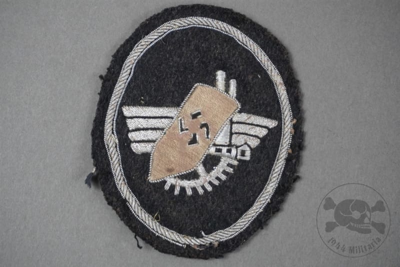 Original German WWII Werkschutz Factory Guard Sleeve Badge