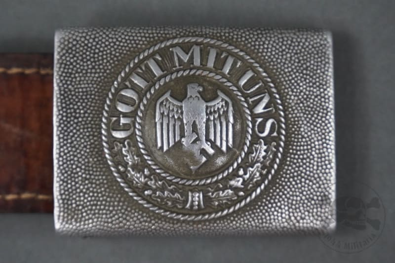 Original German Early War Heer Aluminum Belt Buckle