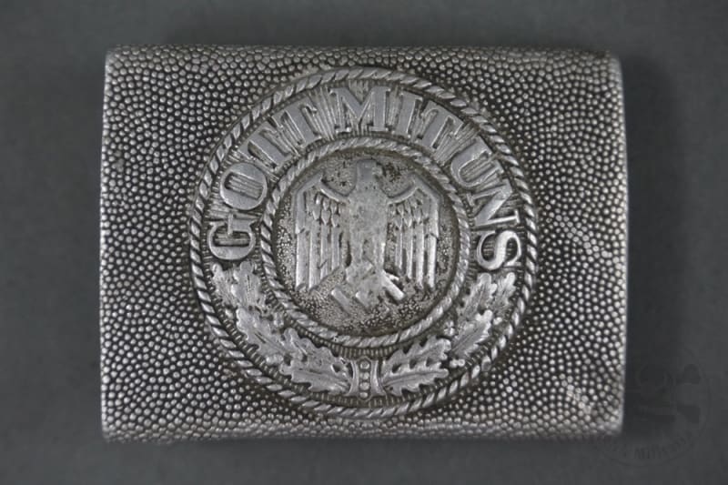 Original German WWII Heer Aluminum Belt Buckle