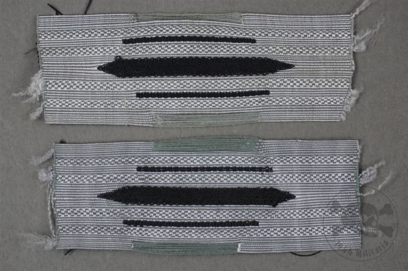 Original German WWII Pioneer/Engineer EM/NCO Unmounted Collar Tabs (Litzen)
