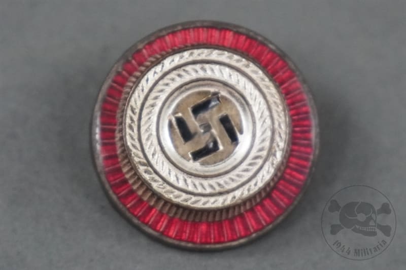 Original German WWII Enameled NSDAP Visor Cap Cockade RZM M1/34