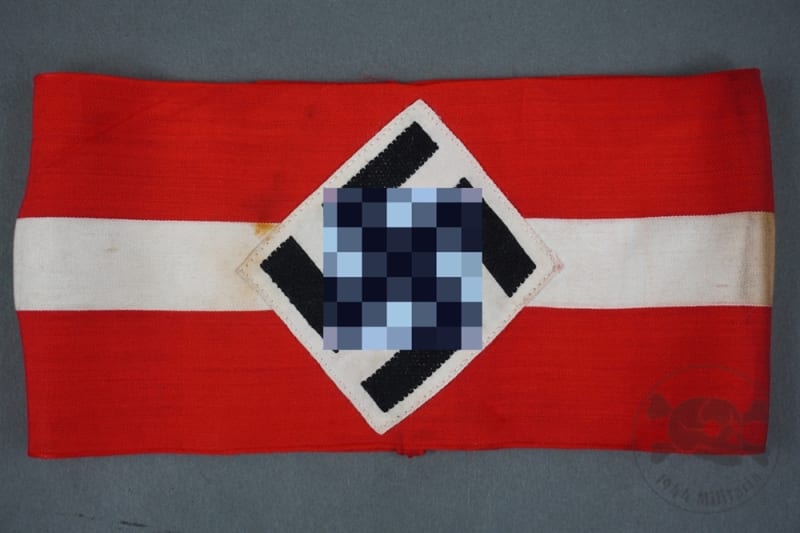 Original Pre-WWII HJ 2 Piece Armband
