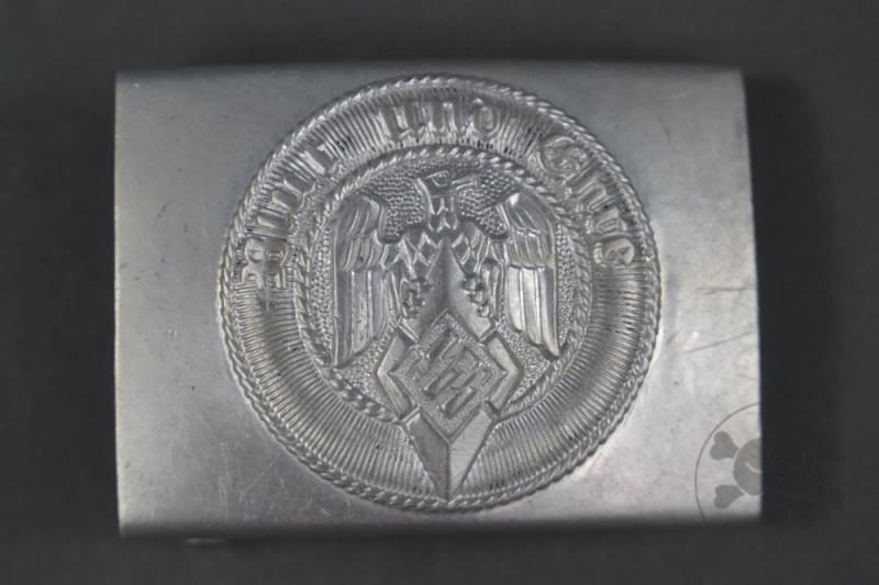 Original HJ Hitler Youth Belt Buckle RZM M4/27 Overhoff Cie