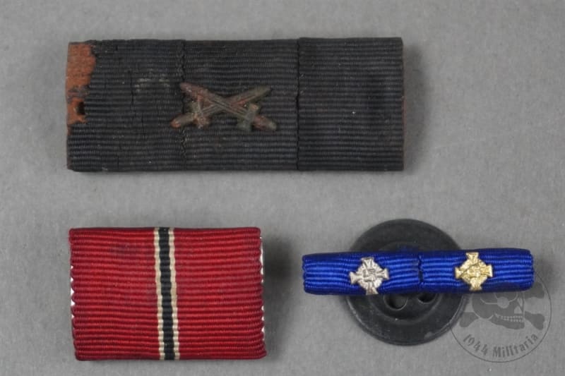 Original German WWII Ribbon Bars Original German WWII Ribbon Bars