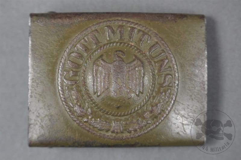 Original German Early WWII Heer Steel Belt Buckle By Richard Sieper & SÃ¶hne