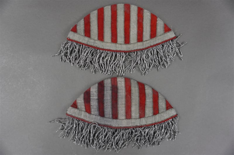 Original Third Reich Heer Artillery Musicians Swallows Nest With Fringe (Pair)