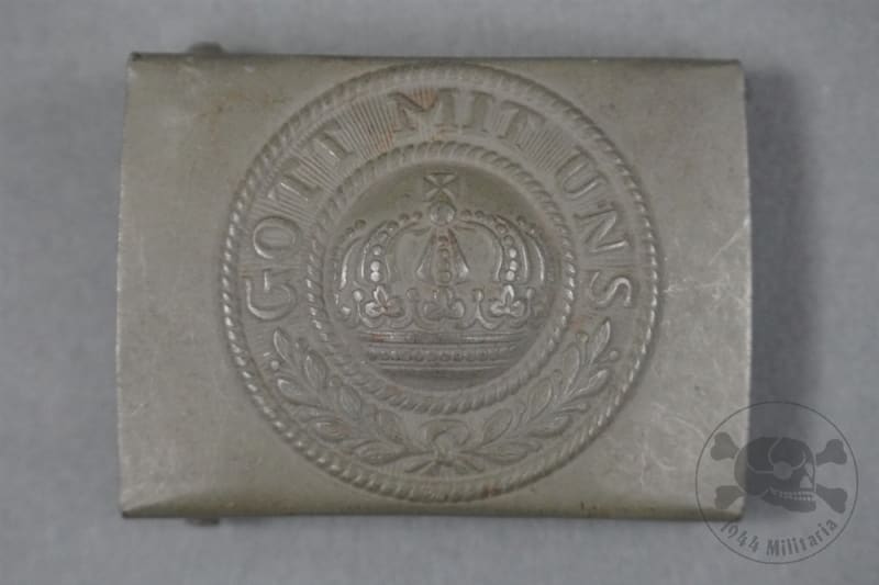Unissued Original Imperial German WWI Army Steel Buckle Unissued Original Imperial German WWI Army Steel Buckle
