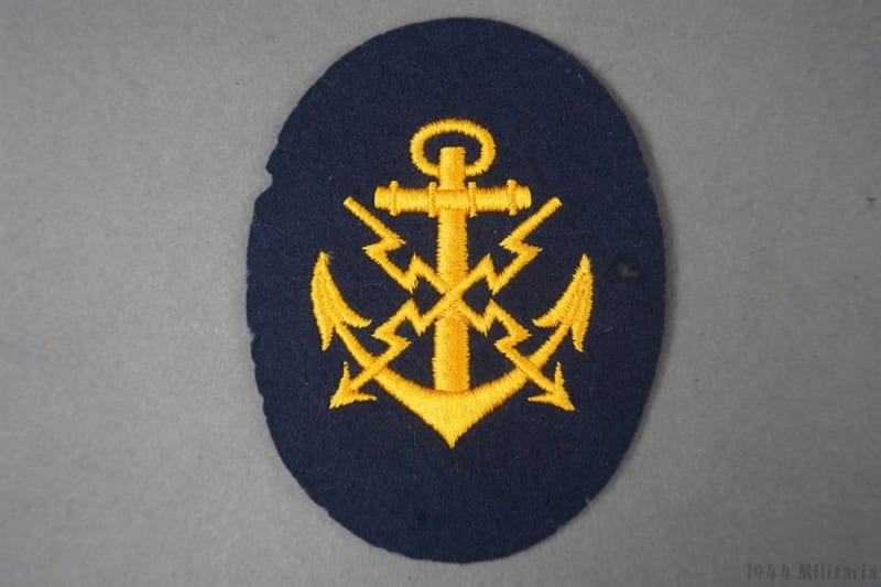 Unissued Original German WWII Kriegsmarine Teletypist NCOâ€™s Career Sleeve Insignia