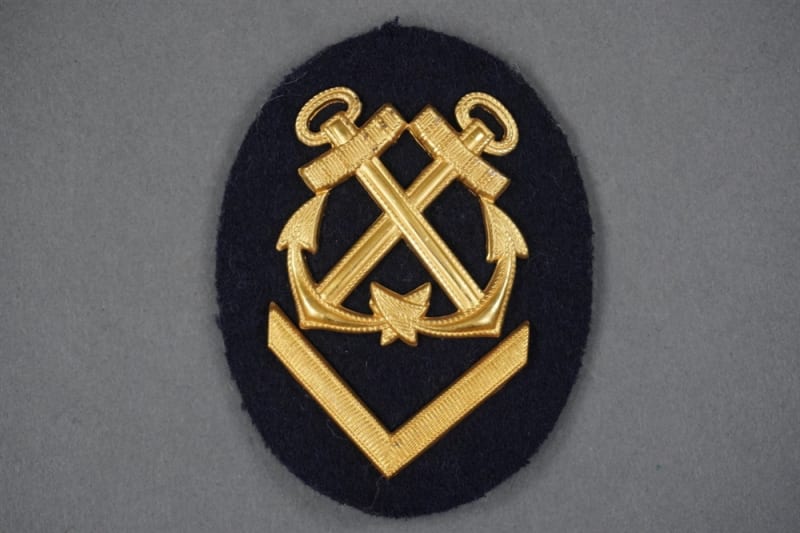 Unissued Original German WWII Senior Helmsman NCOâ€™s Career Sleeve Insignia