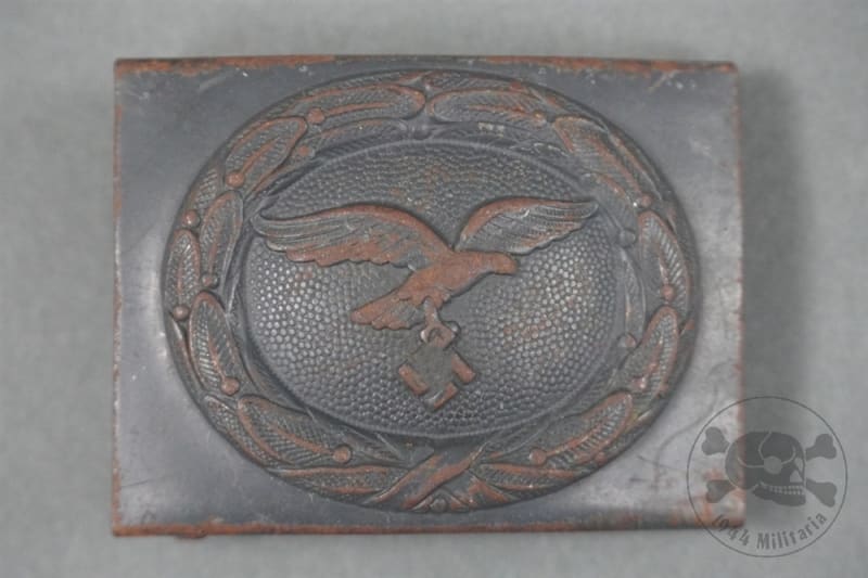 German WWII Luftwaffe Steel Buckle Unmarked