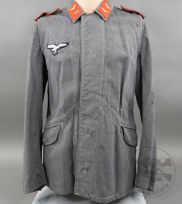 Original German WWII Luftwaffe  Artillery Flak Fliegerbluse