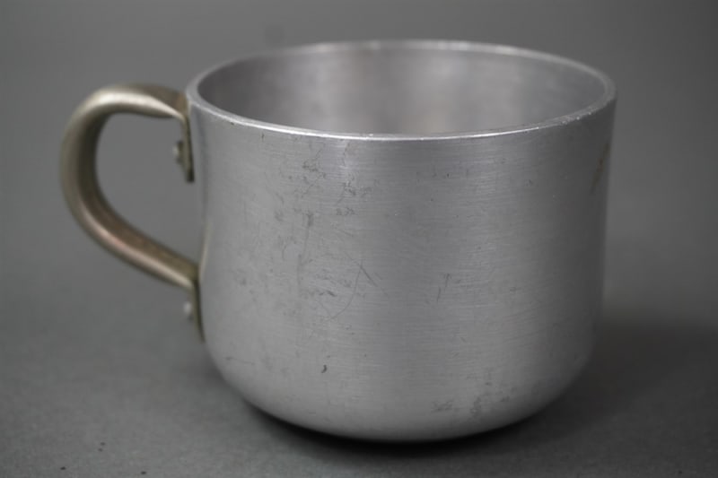 Original German WWII Luftwaffe Barracks Aluminum Coffee Cup