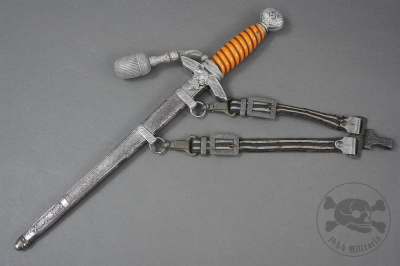 Original German WWII Luftwaffe Dagger E&F Horster With Hanger And Portopee