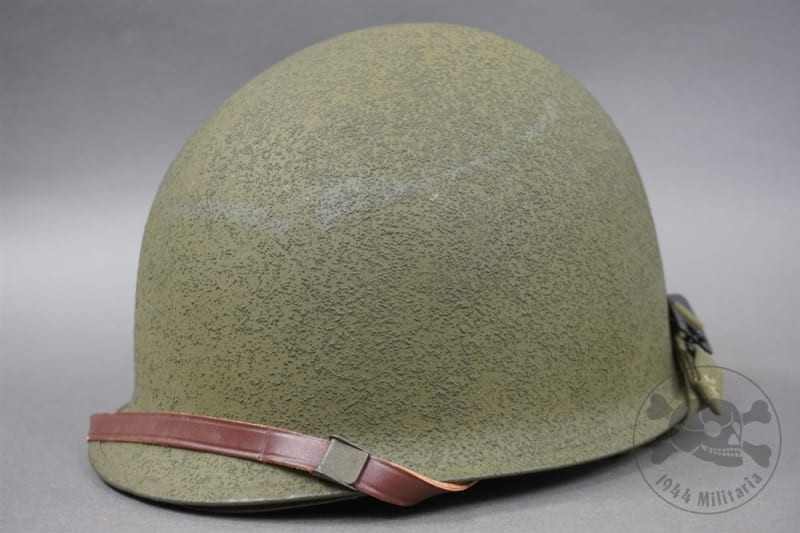 Original US WWII M1 Front Seam Helmet With Original Liner
