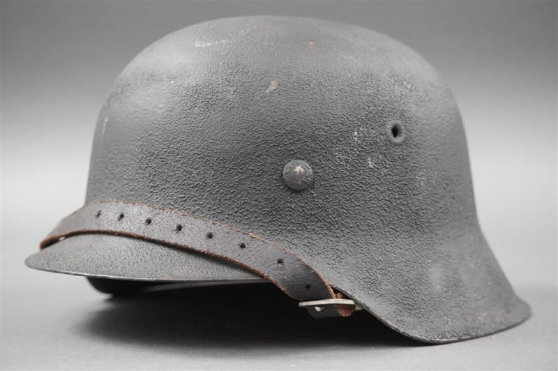 Original German WWII Refurbished M42 Helmet Size 64 Shell