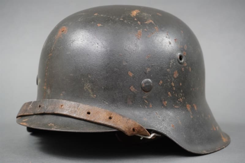 WWⅡドイツ軍/M42 helmet【実物】 ナチスドイツ軍 M42トロピカルヘルメット、実物 | ナチス軍服販売 BW