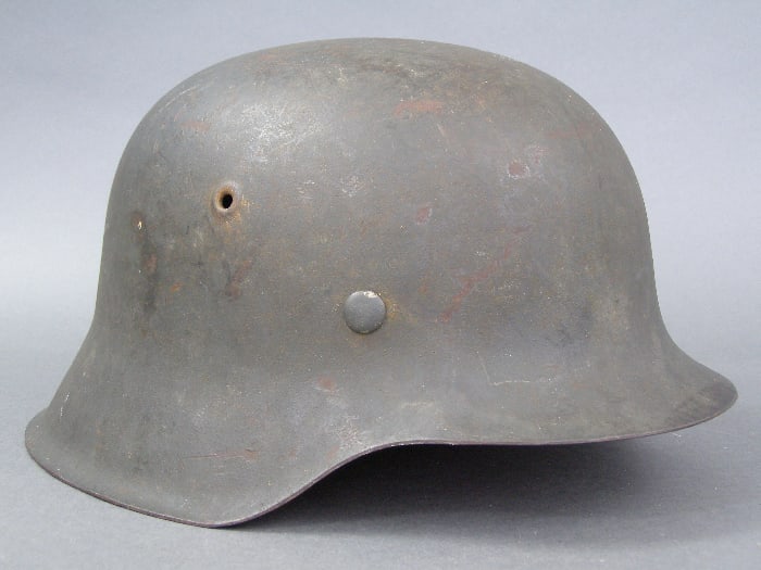 WWⅡドイツ軍/M42 helmet【実物】 Uncover Authentic WWII M42 Navy Helmet | Gettysburg Museum