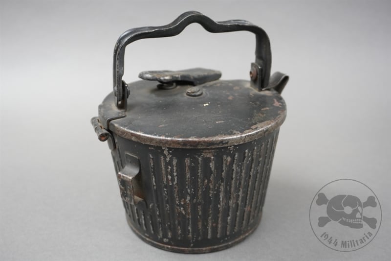 Original German WWII MG34/42 50-Round Patronentrommel 34 (Snail Drum) hqu 43 With Factory Paint