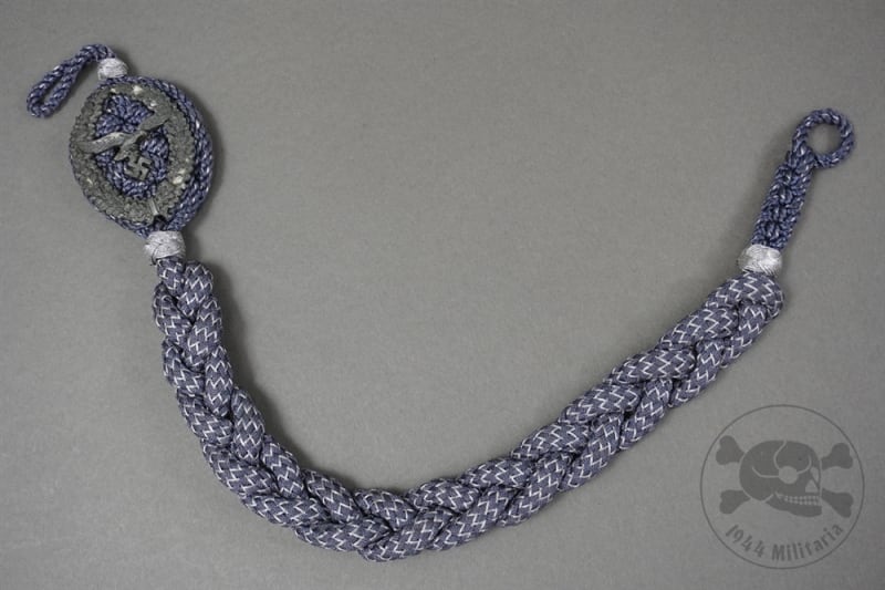 Original German WWII Luftwaffe Marksmanship Grade I Lanyard SchÃ¼tzenschnur