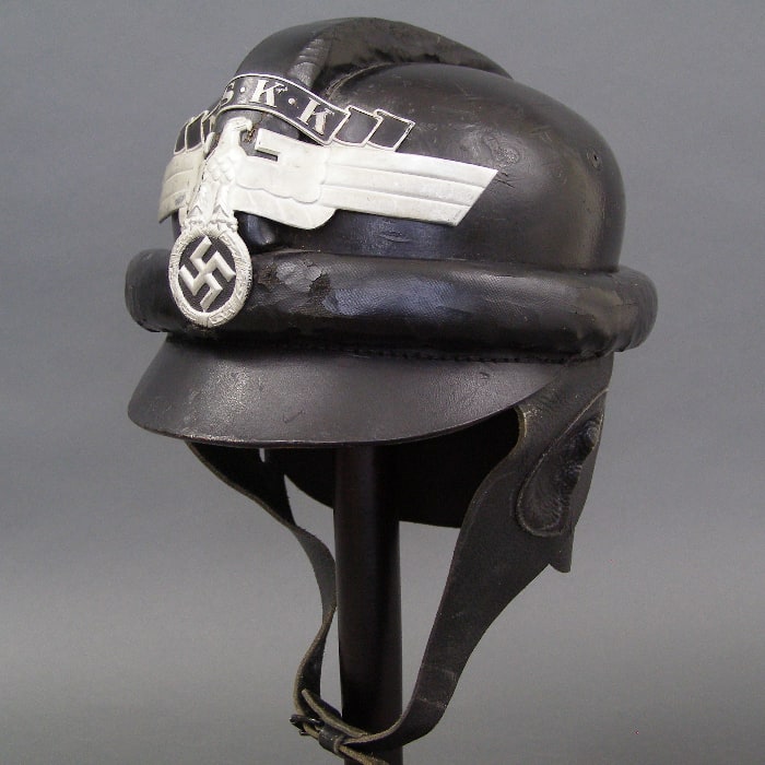 Leather World War Motorcycle Helmet SOLD 1st Pattern NSKK
