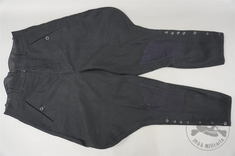 Original Third Reich Black Wool NSKK Breeches