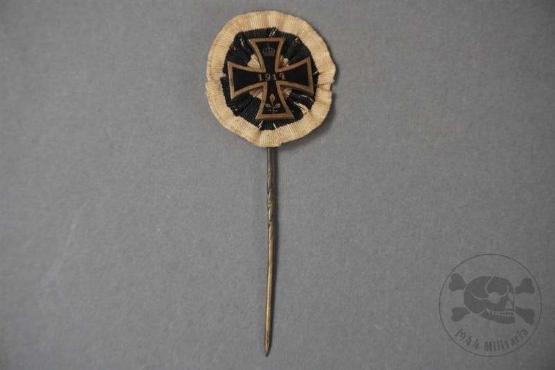 Original Imperial German WWI Iron Cross Stickpin with Cockade