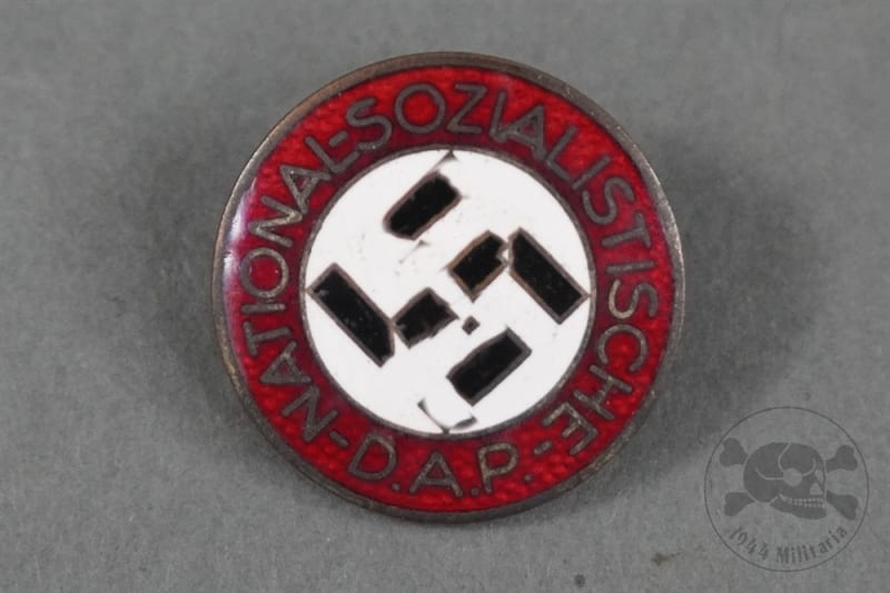 Original Third Reich NSDAP Enamel Party Membership Pin