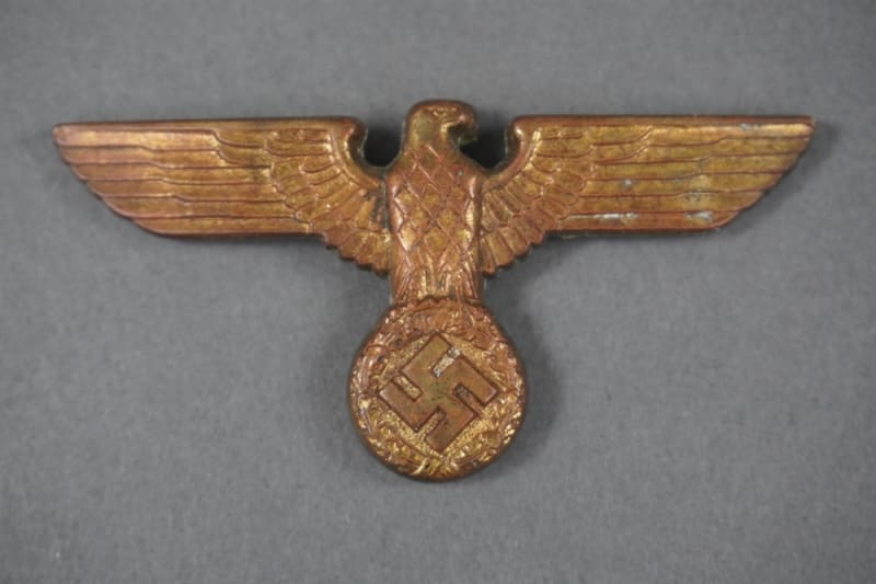 Unissued Original Third Reich NSDAP Political Leaders Cap Eagle M1/16 RZM