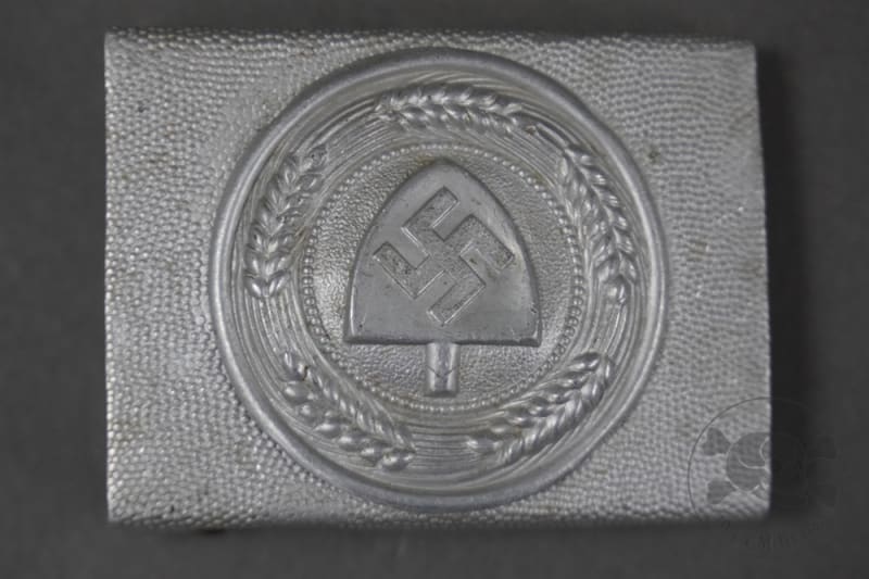 Original German WWII Reichsarbeitsdienst RAD Parade Belt Buckle By Overhoff & Cie