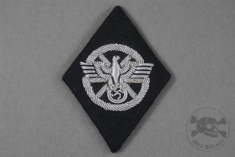 Unissued Original Waffen SS Sleeve Diamond For Former NSKK Officer With RZM Tag