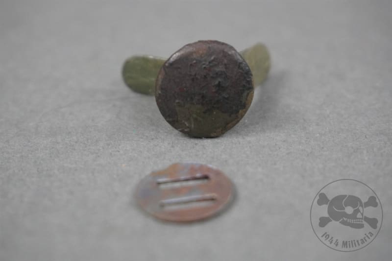 Original German WWII Helmet Liner Split Pin Marked 1943