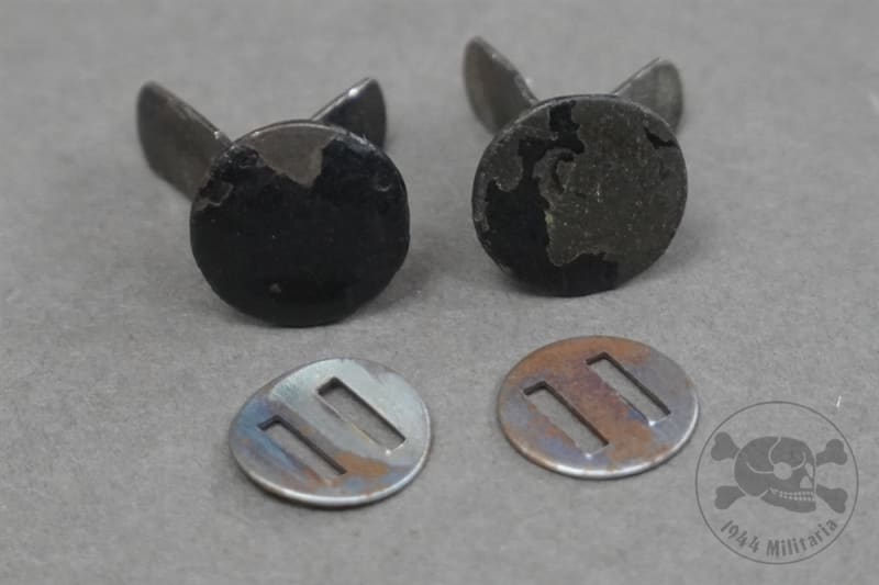 Original German WWII Helmet Liner Split Pins Marked WW41  WW42