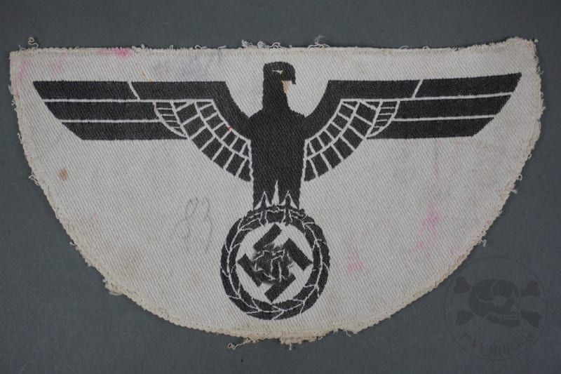 Original German WWII Army (Heer) 2nd Pattern Sports Shirt Patch Uniform Removed