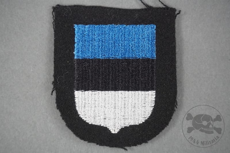 Mint Unissued Original Waffen SS Estonian Volunteer Sleeve Shield