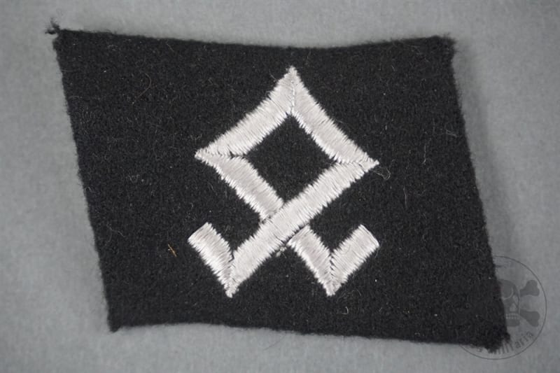 Unissued Original German WWII SS "Prinz Eugen" Division collar tab