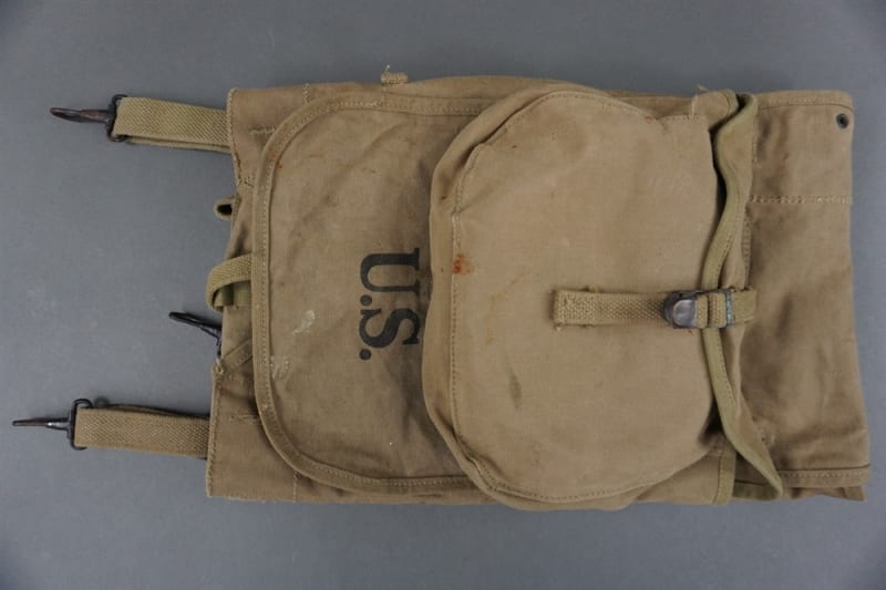 Original US WWII M-1928 Haversack Field Pack Dated 1942