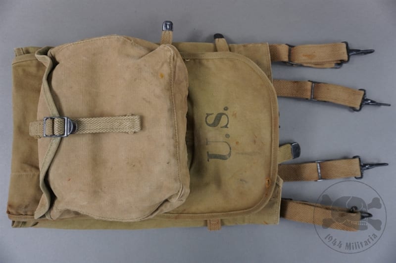 Original US WWII M1928 Infantry Haversack Set 1942
