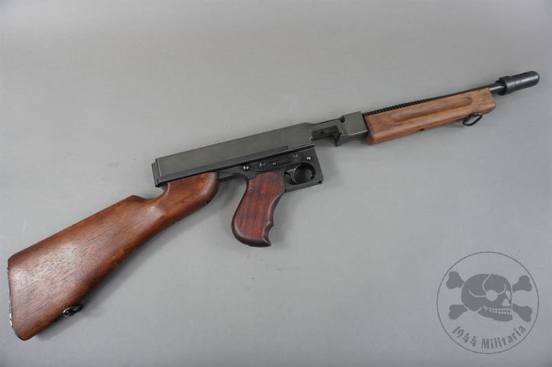 Original US WWII M1928-A1 Thompson SMG With Solid Steel â€œDummyâ€ Upper Receiver