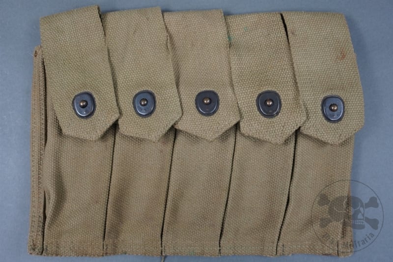 Original US WWII Thompson Five Magazine Pouch
