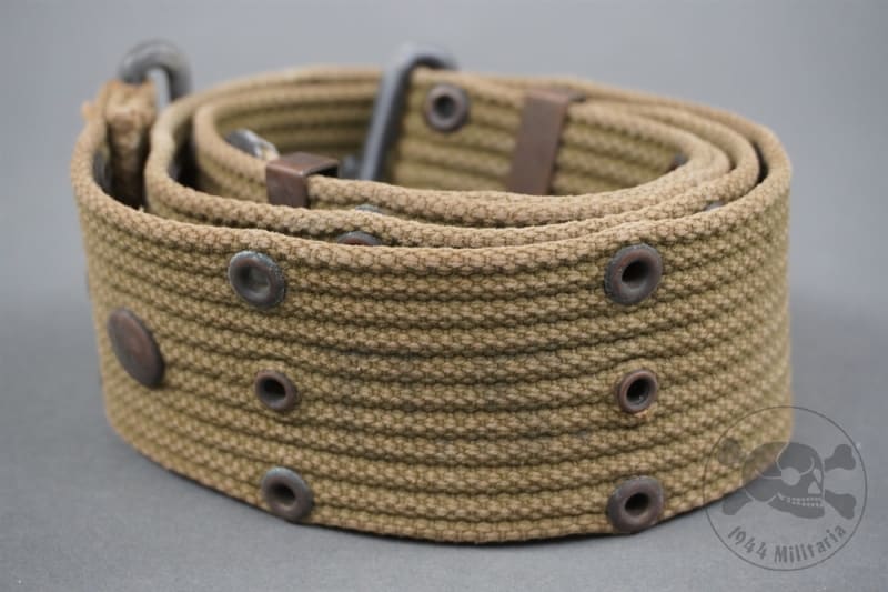 Original US WWII M1936 OD Web Belt