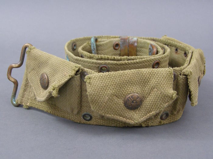 Ammo Belt Us Army Web Belt By The Sword, WW2 M1936 Webbing Belt
